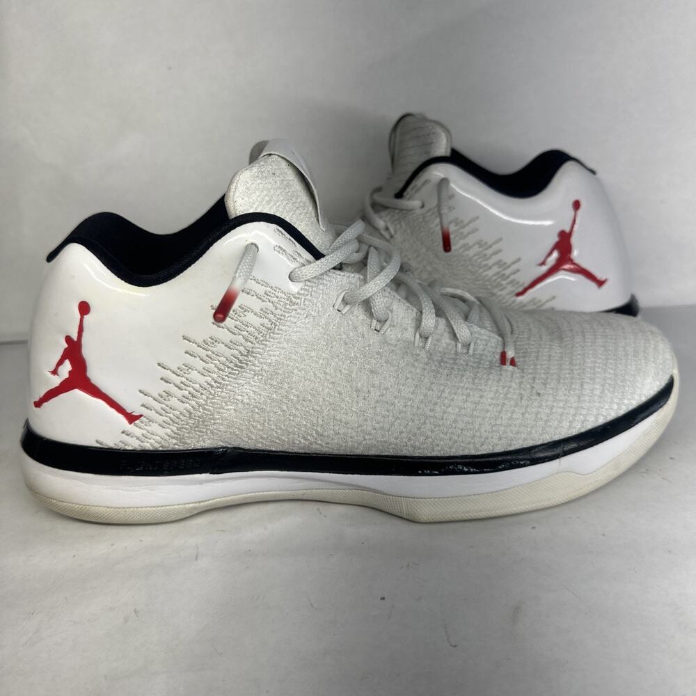 Nike Air Jordan 31 XXXI Low White Black Basketball Shoes Mens Size 11.5